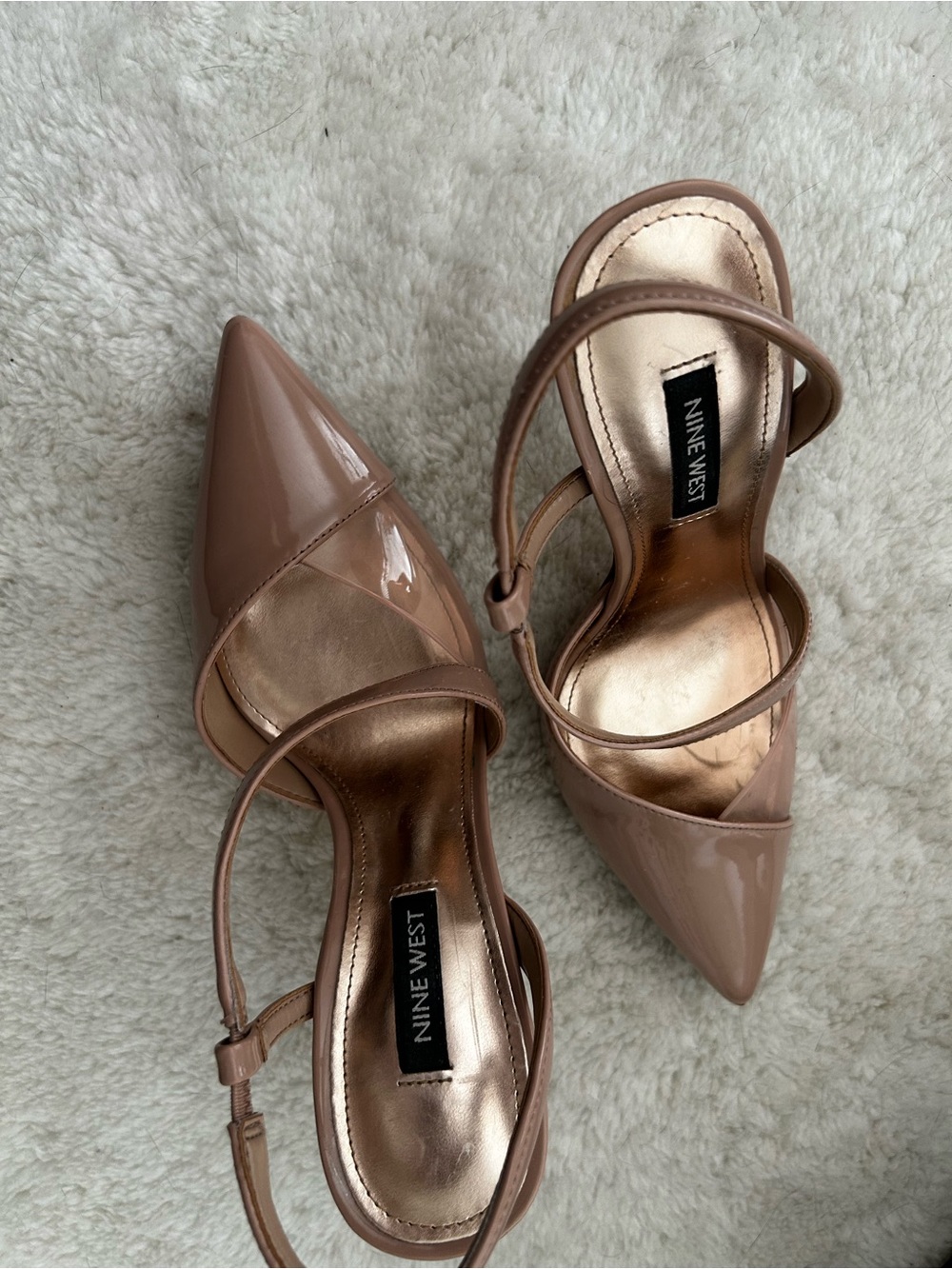 Nine West nude heels